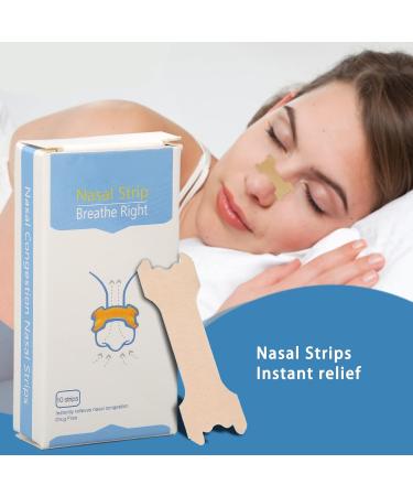 Nose Strips for Congestion Relief and Improved Sleep Quality - Breathable, Allergy Relief, Reduce Snoring - Waterproof & Portable for Men - Buy Online on SooperMarket.com