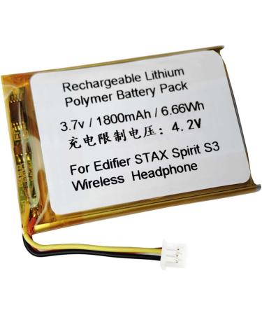 1800mAh Battery Replacement for Edifier STAX Spirit S3 & Compatible with Corsair HS75 XB Alienware AW988 HyperX Cloud & Turtle Beach XP510 RX - Buy Online on SooperMarket.com
