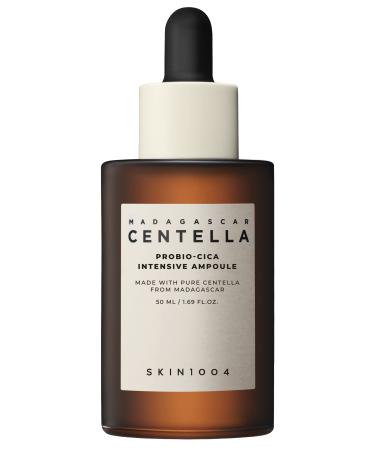SKIN1004 Madagascar Centella Asiatica Ampoule Facial Serum 100% Centella Asiatica Extract for Soothing Sensitive and Acne-Prone Skin Probio-Cica Ampoule