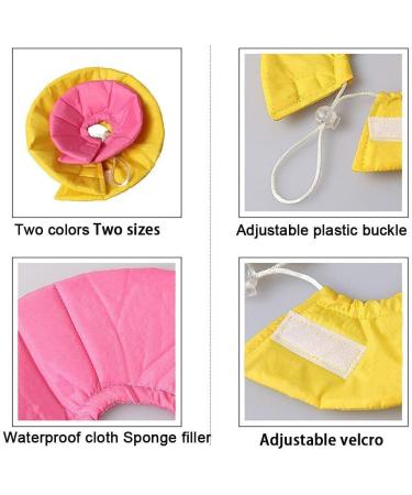 NashaFeiLi Pet Recovery Collar Elizabethan Small Animal Hamster Collar Cone Adjustable Comfy Collar for Hamster Chinchilla Small Pet (S Yellow) S Yellow - Buy Online on SooperMarket.com
