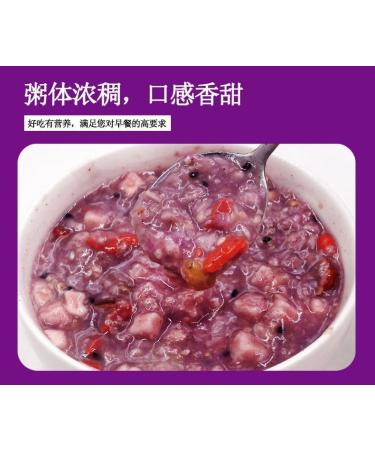 Purple potato and konjac cereal 500g/can food substitute Congee Sweet potato konjac flour healthy and nutritious breakfast porridge instant brewed Grain oatmeal powder Chinese snack gift pack (3can) - Buy Online on SooperMarket.com