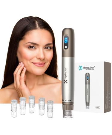Dr. Pen H3 Hydra Pen Automatic Serum Applicator - Authentic Derma Beauty Pen - Trusty Skin Care Tool Kit - 0.25mm 12pins 2 + 0.25mm Round Nano x3