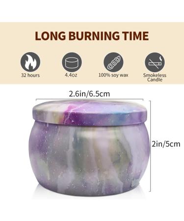 VETOUR Galaxy Scented Candle Set - 4pc Aromatherapy Soy Candles for Stress Relief and Beautiful Mood. Perfect Gift for Women - Home, Bath, Yoga, and Travel - Buy Online on SooperMarket.com