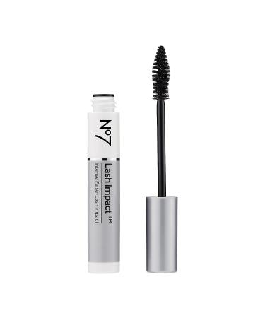 No7 Lash Impact Mascara - Black Volumizing Formula - Smudge-Free, Lengthening Lashes - Oversized Cone Brush Applicator - 7ml - Buy Online on SooperMarket.com