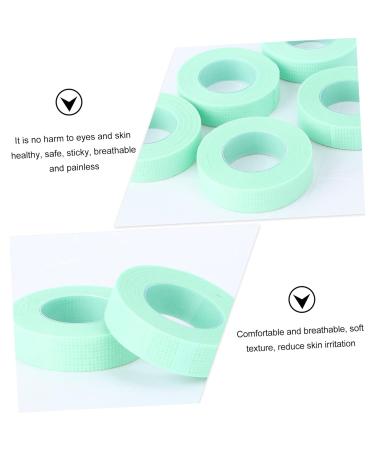 DOITOOL 10 Rolls Eyelash Tape - Non-Woven Grafting Supply for Makeup Beauty Salons & Lash Extensions - 900x1.1cm Green Duct Tape - Buy Online on SooperMarket.com