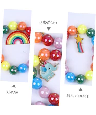 OSALADI Men Bracelets 9pcs Children's Bracelet Bracelets Women Jewelry Set Fashion Acrylic Gemstone Bracelet - Buy Online on SooperMarket.com