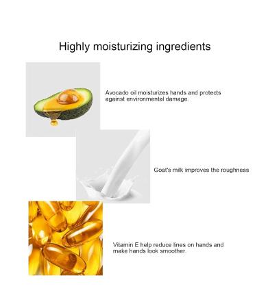 Moisturizing Hand Mask with Collagen - Repair & Brighten Dry Cracked Hands | Hydrating Glove Serum - Buy Online on SooperMarket.com