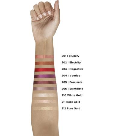 L'Oreal Paris Rouge Signature Metallic Liquid Lipstick - Scintillate 202 & 206 | Metallic Finish - Buy Online on SooperMarket.com