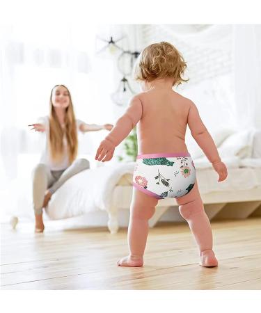 Yufanlili 8 Pack Baby Potty Training Underwear Cotton Toddler Absorbent Training Pants Toddlers Pee Training Diaper Underwear 2T-3T Pink 2-3T Pink - Buy Online on SooperMarket.com