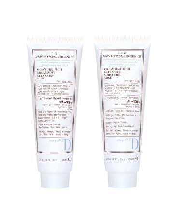 Superskin Dry Skin Regimen Moisture Rich Creammmy Cleansing Milk 120ml + Creammmy Rich Intensive Moisture Milk Moisturizer 120m
