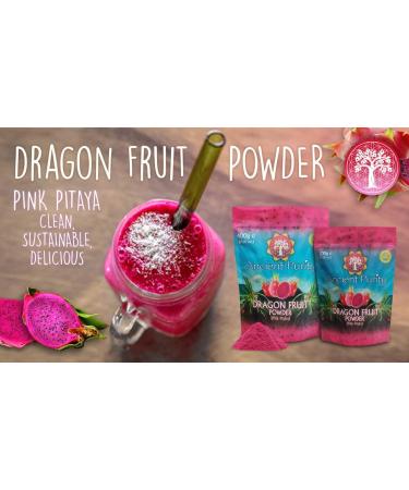 DRAGON FRUIT POWDER (Red) PINK PITAYA - 400G - Buy Online on SooperMarket.com