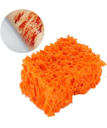 Verdant Touch Makeup Wound Sponge FX Blood Scar Stubble Effect Wound Makeup Stipple Sponge for Halloween Xmas (Large Hole) - Buy Online on SooperMarket.com