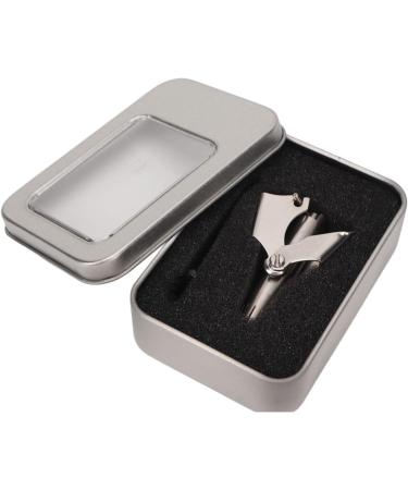 Manual Nose Hair Trimmer for Men - 360 Stainless Steel Ear & Nose Hair Clipper | No Battery No Pain Easy Use - Buy Online on SooperMarket.com