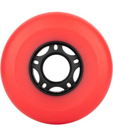AOWESM Inline Skate Wheels 85a Replacement 76mm Red 4-Pack - Roller Hockey Skates Accessories - Buy Online on SooperMarket.com