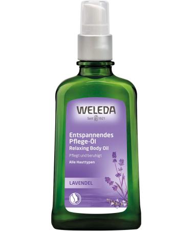 WELEDA Bio Lavender Body Oil - Natural Vegan Skin Care & Massage Oil with Almond & Sesame Oil for Relaxation (100ml) - Buy Online on SooperMarket.com