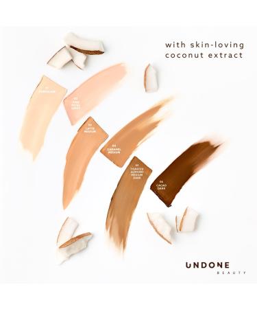 Undone Beauty Conceal to Reveal 3-in-1 Concealer & Highlighter with Natural Coconut Vegan & Cruelty Free Pink Petal Light - Buy Online on SooperMarket.com