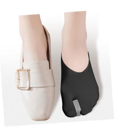 FOMIYES Men's Invisible Boat Socks Separator with Hallux Valgus Protector - Black, 1 Pair - Buy Online on SooperMarket.com