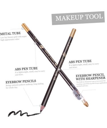 FOYTOKI 8pcs Beauty Eyebrow Pen Eyebrow Pencil Wooden Makeup Accessories 1 count (Pack of 1) Coffee - Buy Online on SooperMarket.com