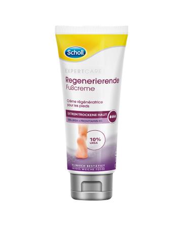 Scholl Expertcare Intensive regenerating foot cream with 10% urea - for very dry and cracked skin - with urea and provitamin B5 - skin tolerance dermatologically tested - 75 ml