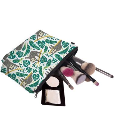 LOOMILOO Cosmetic Bag for Women  Adorable Roomy Makeup Bags Travel Water Resistant Toiletry Bag Accessories Organizer Sloth (Sloth 51476) A:Sloth 51476 - Buy Online on SooperMarket.com