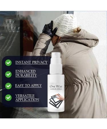 Nano Coating One Way Mirror Spray for Window Achieve The Effect Of A One-Way Mirror By Applying A Special Coating On Glass Surface For Privacy Protection (1pcs) - Buy Online on SooperMarket.com