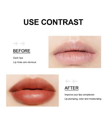 Plumping Lip Balm: Hydrating Tinted Lip Polish for Dry, Cracked Lips - Deep Nourishing Moisturizing Lip Gloss (Brown Vermeil) - Buy Online on SooperMarket.com