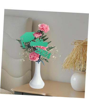Lurrose 2023 Graduation Vase Picks 9pcs Party Decorations Desktop Paper Party Supplies Decorative Vase Decor - Buy Online on SooperMarket.com