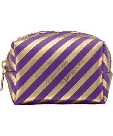 Pinch Provisions Candy Stripe Minimergency Kit | 17 Travel-Sized Cosmetic Essentials | Perfect Gift for Christmas & Birthdays | Emergency Beauty Accessories in Purple - Buy Online on SooperMarket.com