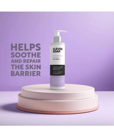 Clever Soap 2% Probiotic & Prebiotic Face Wash - Natural Antibacterial Daily Facial Cleanser - Suitable For Acne Eczema & All Skin Types - Fragrance Free For Men & Women - Buy Online on SooperMarket.com