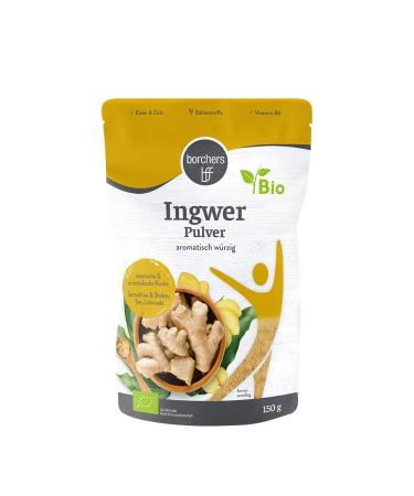 borchers organic ginger powder | ground | ginger | rich in vitamin B6 | 150 g