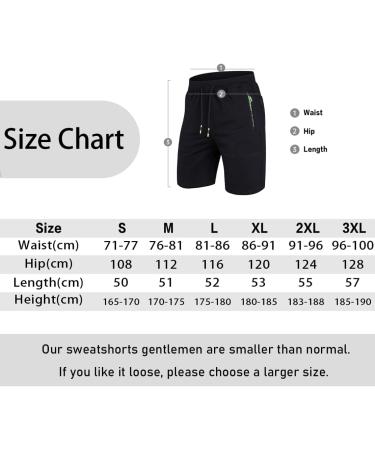 Buy ZOXOZ Men's Summer Cotton Shorts with Zipper Pockets - Gray XL | International Shipping Available - Buy Online on SooperMarket.com