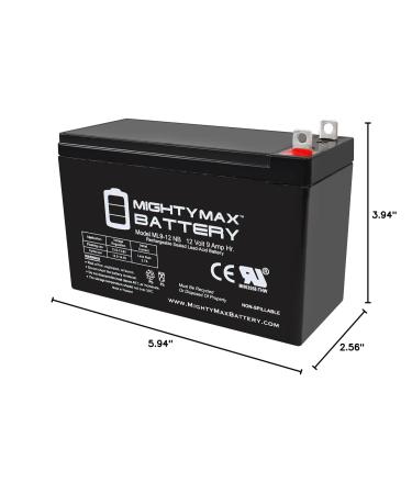 Mighty Max Battery 12V 9AH SLA Replacement - Compatible with Power Patrol SLA1069 | International Shipping Available - Buy Online on SooperMarket.com