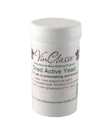 VinClasse Dried Active Wine Making Yeast - 100g Tub