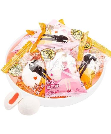 Honey peach Cotton soft Candy Fruit Flavored Cotton Candy Individually Packaged Wedding Celebration Candy Chinese FOOD Soft texture Gummies Asian food Asian candy (2000g mixed flavor) - Buy Online on SooperMarket.com