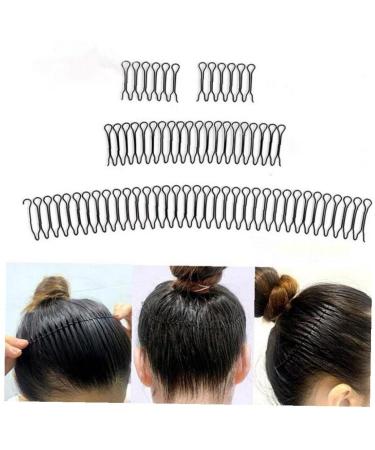 3Pcs Invisible U Shape Hairpin Clips - Hair Finishing Fixer Comb for Women & Girls | International Shipping - Buy Online on SooperMarket.com