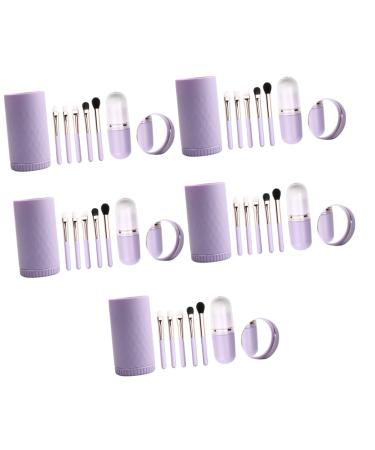 Didiseaon 5 Sets Makeup Brush Set Cosmetic Brush Girls Suit Make up Brush Makeup Brush Cover Brush for Makeup Eye Shadow Travel Size Kit for Women Ladies Suits Wool Powder Brush Mini Miss