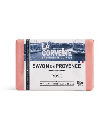 La Corvette Rose Soap of Provence - 100g | Natural French Soap for Luxurious Skin Care - Buy Online & Ship Internationally - Buy Online on SooperMarket.com