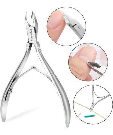 ProMax Professional Grade Cuticle Nipper/Cuticle Cutter/Clipper Made of High Grade Stainless Steel Brush Finish-Flat- Double Spring For Nail Art Tool and Manicure/Pedicure (Full Jaw)10-10027 - Buy Online on SooperMarket.com