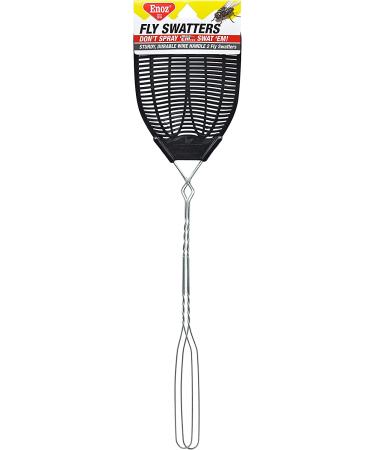Enoz Plastic Mesh Head Flyswatter with Metal Handle  Assorted Colors  2 Count (Pack of 3) 6 - Buy Online on SooperMarket.com
