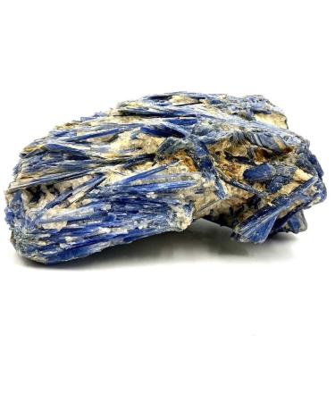 Meditation Gift Natural Crystal kyanite Rough Stone for Home Decoration (Color : Blue Size : 550-600g) 550-600g Blue