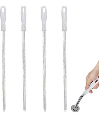 Drain Clog Brush Remover Sink Hair Cleaning Brush | Hangable Bendable 17.7 Inches Pipe Cleaner Brush For Toilet Clogged Drains Hmltd - Buy Online on SooperMarket.com