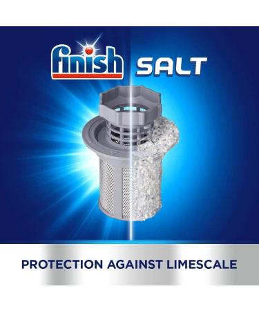 Finish 1kg Dishwasher Salt for Dishwashers & Water Softeners - Unscented 1kg Pack - Buy Online on SooperMarket.com