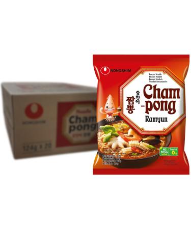 NONGSHIM - Instant Noodle Soup Champong - Multipack (20 X 124 GR) Champong 124 g (20 pack)