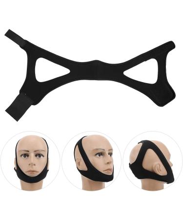 Adjustable Self-Adhesive Anti Snore Chin Strap - Black - Buy Online on SooperMarket.com