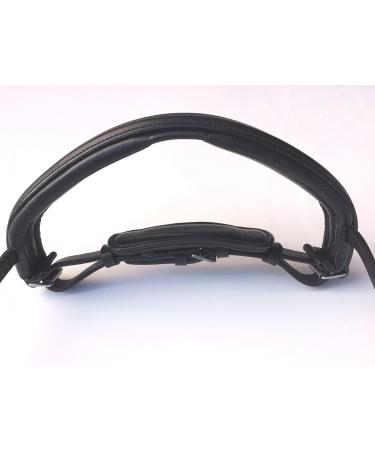 Buy Gs Curb Bit Bridle - Anatomical Neck-Friendly Design Cutout Black (Full) | International Shipping Available - Buy Online on SooperMarket.com