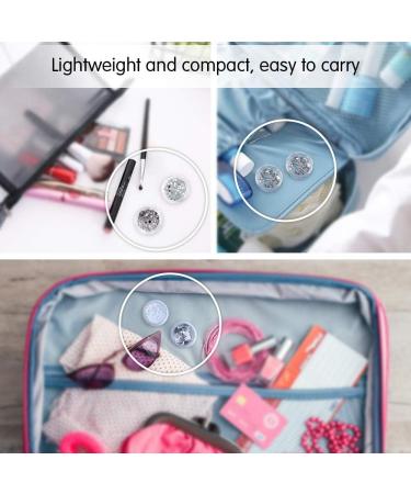 Huayue 80-Piece Transparent Cosmetic Containers Set - Empty Cans for Creams Lip Balm Candles & Nail Art - Ideal Travel & Sample Jars - Buy Online on SooperMarket.com
