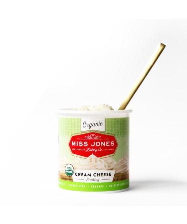 Miss Jones Baking Organic Vegan Cream Cheese Buttercream Frosting - 11.29 oz for Icing & Decorating - Buy Online on SooperMarket.com