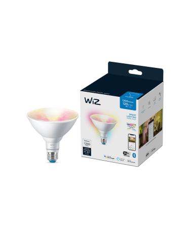 WiZ Connected Color PAR38 Outdoor Smart WiFi Light Bulb 2200K - 6500K + RGB 16 Million Colors Compatible with Alexa Google Assistant & Siri Shortcuts No Hub Required (603894) (16 Colors) PAR38 Color 1 Count (Pack of 1)