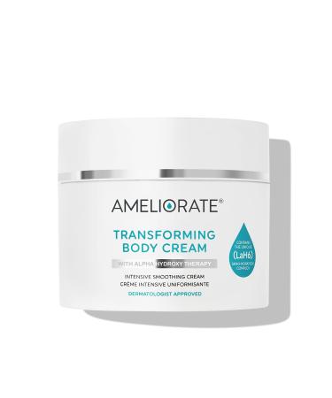 Ameliorate Transforming Body Cream 225ml | Lab6 Omega Oil Shea Butter AHAs | Dermatologically tested