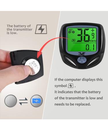 YS Bicycle Speedometer and Odometer - Wireless Waterproof Bike Computer with LCD Display - Buy Online on SooperMarket.com